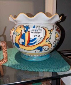 Ruffle edged Dragon Jardiniere