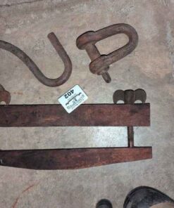 Antique clamp, U bolt and S hook