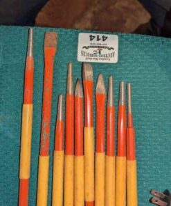 Assorted punches and chisels