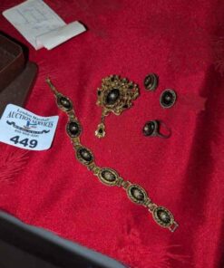 Victorian Revival Mourning style jewelry