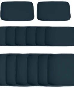 Outdoor Patio Rattan Sofa Set Cushion Polyester Cover Replacement- No Cushion Included