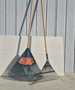 Metal and plastic rake