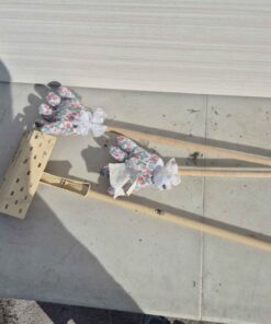 Mop with 2 helper hands
