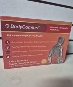 Body comfort 6 piece sport pack.Reusable hot packs