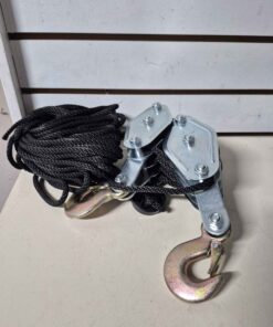 Heavy duty block and tackle
