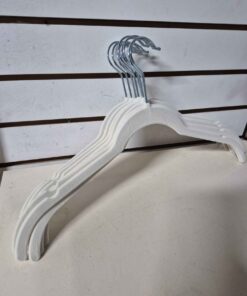 Qty 10 ivory clothes hangers
