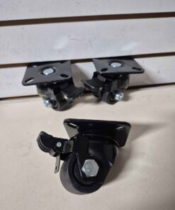 Qty 3 super heavy duty casters