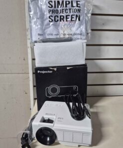 Projector with screen medium