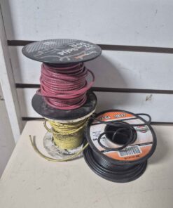 Black/red/yellow partial rolls wire