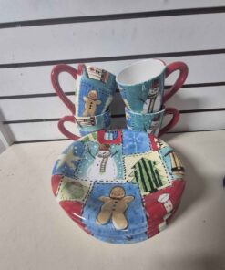 Christmas coffee and desert 8 piece set