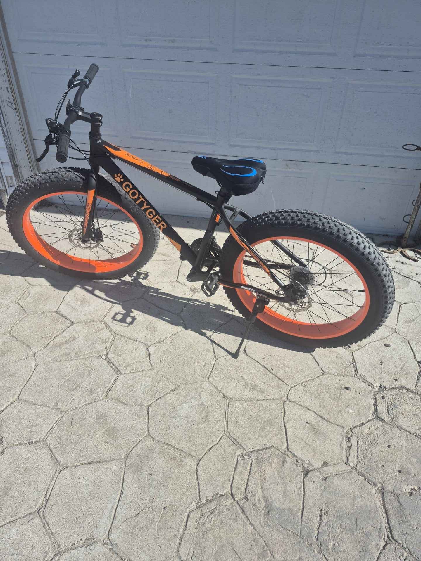 26" Fat Tire mountain bike......$700.00 VALUE
