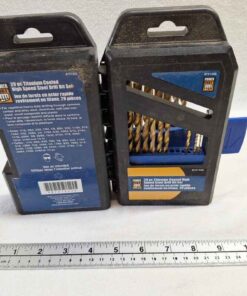 29 piece drill bit set - 7 pieces missing
