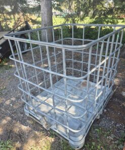 Metal cage tote