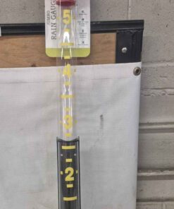 Jumbo rain gauge......