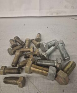 1/2 inch and larger mostly grade 8