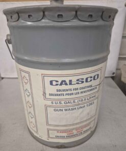 1/2 full pail gun wash