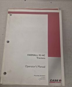 Farmall 95HC operator's manual