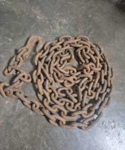 Chain with one hook rusty