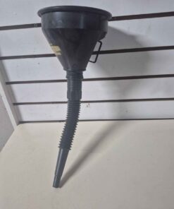Black funnel with long neck