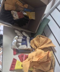 Gloves cleaning cloths etc