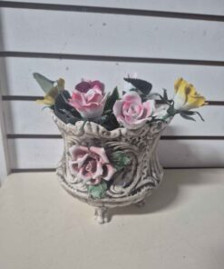 Floral bowl with flowers