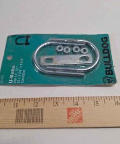 NEW: 2 U-bolts - 1 3/4" inside diameter