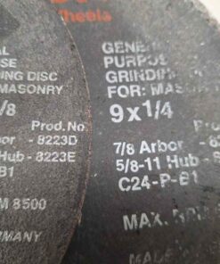 Masonry grinding and cutting discs