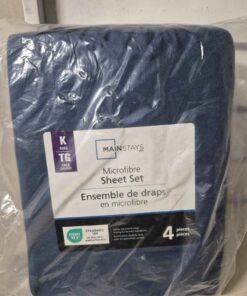 4 piece microfiber sheet set king size