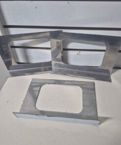 3 stainless light brackets