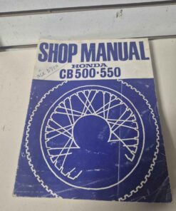 Honda CB-500 550 SHOP MANUAL