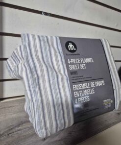 4 piece flannel sheet set Double