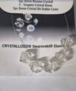 5 crystalized swarovski elements