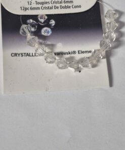 12 crystalized swarovski elements