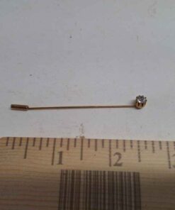Broach or Hat Pin with Delicate Stone on tip