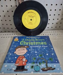 At Charlie Brown Christmas record and read along book