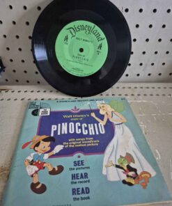 Pinocchio record and read along book