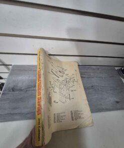 Vintage drawing of guns book