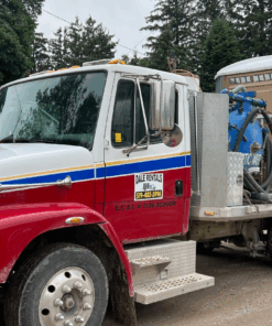 Rental on one portable toilet from Dale Rentals