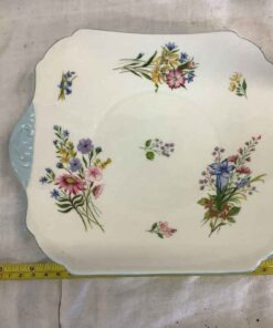 Shelley Cake Plate - Wildflowers