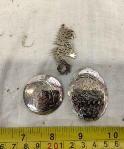 Sterling Silver Broaches and Pendant