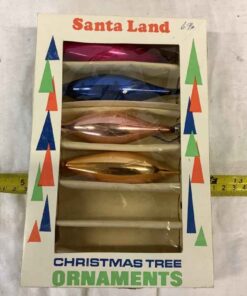 Santa Land Vintage Christmas Ornaments