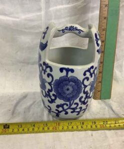 Blue & White “Wishing Well” Vase