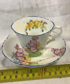 Royal Albert Hollyhock Cup and Saucer