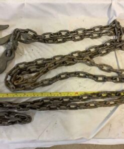 Approximately 13' chain with 2 hooks