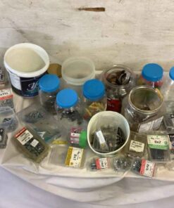 Box of miscellaneous hardware