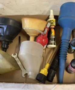 Several funnels & miscellaneous