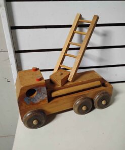 Wooden ladder truck