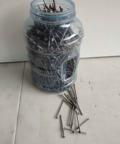 Jar full of smaller nails
