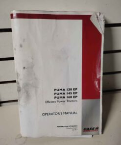 Puma 130 ,145 , & 160 operators manual