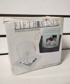 Fifth Avenue box of four photo coasters